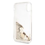 Guess GUHCPXGLHFLGO iPhone X/Xs gold hard case Glitter Hearts - imagine 4