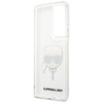 Karl Lagerfeld KLHCS21LKTR S21 Ultra G998 hardcase Transparent Karl`s Head - imagine 7