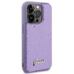Guess GUHCP15LPSFDGSU iPhone 15 Pro 6.1"purple hardcase Sequin Script Metal - imagine 4