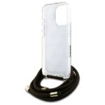 Guess GUHCP16LHC4SEW iPhone 16 Pro 6.3" brown hardcase Crossbody Cord 4G Print - imagine 6