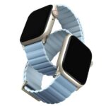 UNIQ Revix Premium Strap Apple Watch Series1-8/SE/SE2/SE3 38/40/41 Edition Reversible Mag white-blue