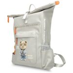 Nimmy Cool&Cute 2.0 Bear laptop backpack grey