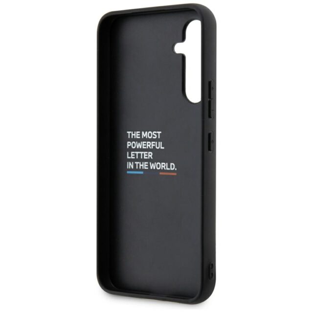 Case BMW BMHCSA5422PTDK A54 black Leather Stamp Tricolor - imagine 7