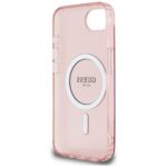 Case Guess IML Glitter Circle MagSafe for iPhone 16e pink - imagine 7