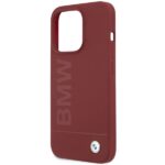 BMW BMHMP15LSLBLRE iPhone 15 Pro 6.1" red hardcase Silicone Big Logo MagSafe - imagine 6