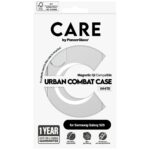 CARE by PanzerGlass Flagship Urban Combat White QI Case for Samsung Galaxy S25 Transparent - imagine 4