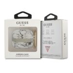Guess GUA3HCHMAG AirPods 3 cover grey Marble Strap Collection - imagine 3