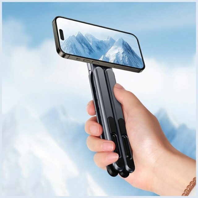 Laptop/tablet/smartphone stand 4smarts compatible with MagSafe cosmic gray - imagine 5