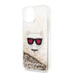 Karl Lagerfeld KLHCN65LCGLGO iPhone 11Pro Max hardcase gold Glitter Choupette - imagine 5