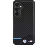 Case BMW BMHCS24S22NBCK S24 S921 black Leather Carbon - imagine 3