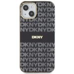 DKNY DKHMP14SHRHSEK iPhone 14 / 15 / 13 6.1 inch black hardcase IML Mono & Stripe MagSafe - imagine 3