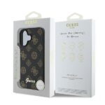 Guess GUHMP16MPGPYSK iPhone 16 Plus 6.7" black hardcase PU Peony Script MagSafe - imagine 8
