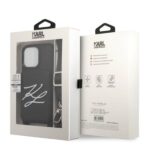 Karl Lagerfeld KLHCP13LSAKLCK iPhone 13 Pro / 13 6,1" hardcase black Saffiano Autograph - imagine 8