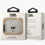 Karl Lagerfeld KLAP2HNIKTCT Airpods Pro 2 (2022/2023) cover transparent  Ikonik Karl Lagerfeld - imagine 4