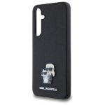 Karl Lagerfeld KLHCSA55SAKCNPK A55 A556 hardcase black Saffiano Karl&Choupette Pin - imagine 6