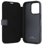 BMW BMBKP16X23RMRLK iPhone 16 Pro Max 6.9" black bookcase Signature Leather Wordmark - imagine 5