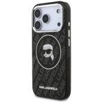 Case Karl Lagerfeld IML Karl Head Logo   MagSafe for iPhone 17 Pro black - imagine 2