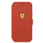 Ferrari FESPEFLBKP12SRE iPhone 12 mini 5,4" red book On Track Perforated - imagine 4