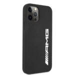 AMG AMHCP12LSGLBGN iPhone 12 Pro Max 6.7" black hardcase with Silicone Big Logo - imagine 4