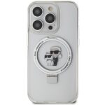 Karl Lagerfeld KLHMP13XHMRSKCH iPhone 13 Pro Max 6.7" white hardcase Ring Stand Karl&Choupettte - imagine 3