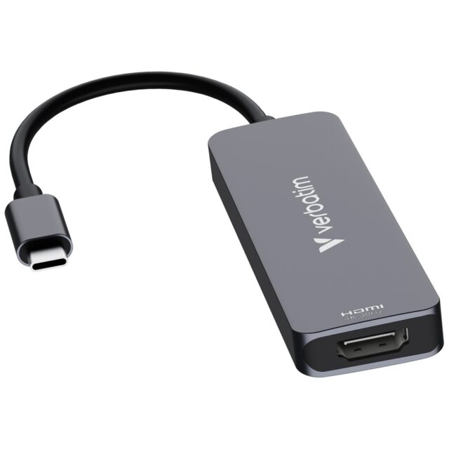 Adapter Hub Verbatim USB-C/HDMI/USB-A 3.2/USB-A 2.0 aluminum 32155 - imagine 3