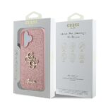 Guess GUHCP16MHG4SGP iPhone 16 Plus 6.7" pink hardcase Fixed Glitter Big 4G - imagine 8