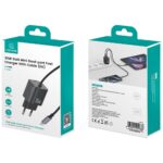 USAMS JC Series CC264 30W GaN Mini Fast Charger 2xUSB-C Black - imagine 10