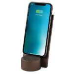 Lexon City Energy Pro 10W Wireless Charger with Bluetooth Speaker bronze LD145BZ - imagine 2