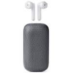 Lexon Speakerbuds Wireless Headphones with Bluetooth Speaker gray LA127G