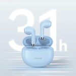 USAMS Bluetooth 5.3 TWSRhymbo Series Wireless Headphones Blue BHUYO03 (US-YO17) - imagine 9