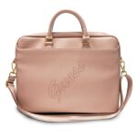 Guess Torba GUCB15PUSASPI 16" pink Saffiano Script