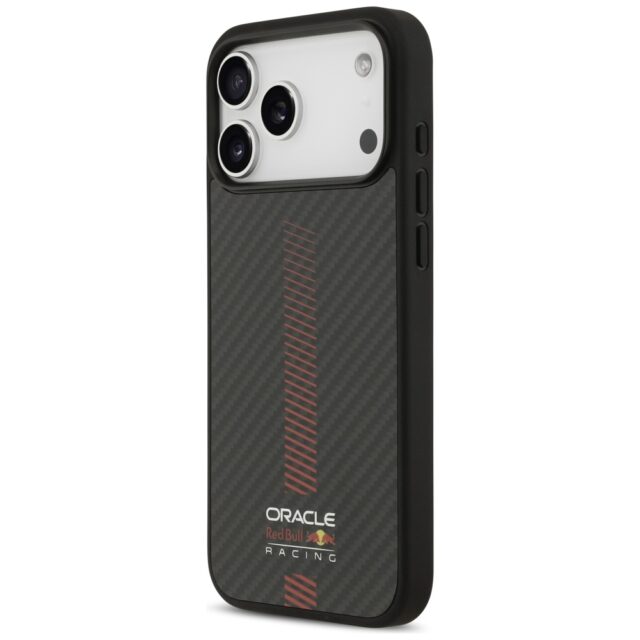 Case Red Bull Kevlar Powerbar MagSafe for iPhone 17 Pro Max black - imagine 2