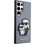 Karl Lagerfeld KLHCS23LSANKCPG S23 UltraS918 hardcase grey Saffiano Karl & Choupette - imagine 4