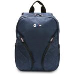 Backpack BMW Nylon Pockets & Metal Logo 16" navy
