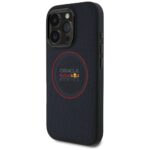Red Bull RBHMP16L24PUILVR iPhone 16 Pro  6.3" hardcase navy Leather Red Ring MagSafe - imagine 2