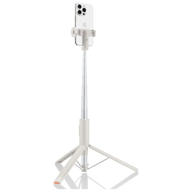 Selfiestick Spigen S541W Bluetooth Tripod beige - imagine 3