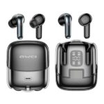 AWEI Bluetooth 5.3 T79 ENCTWS headphones + docking station black - imagine 2