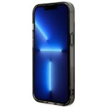 BMW BMHMP14SHDTK case iPhone 14 / 15 / 13 6.1" gray Tricolor Stripes MagSafe - imagine 5