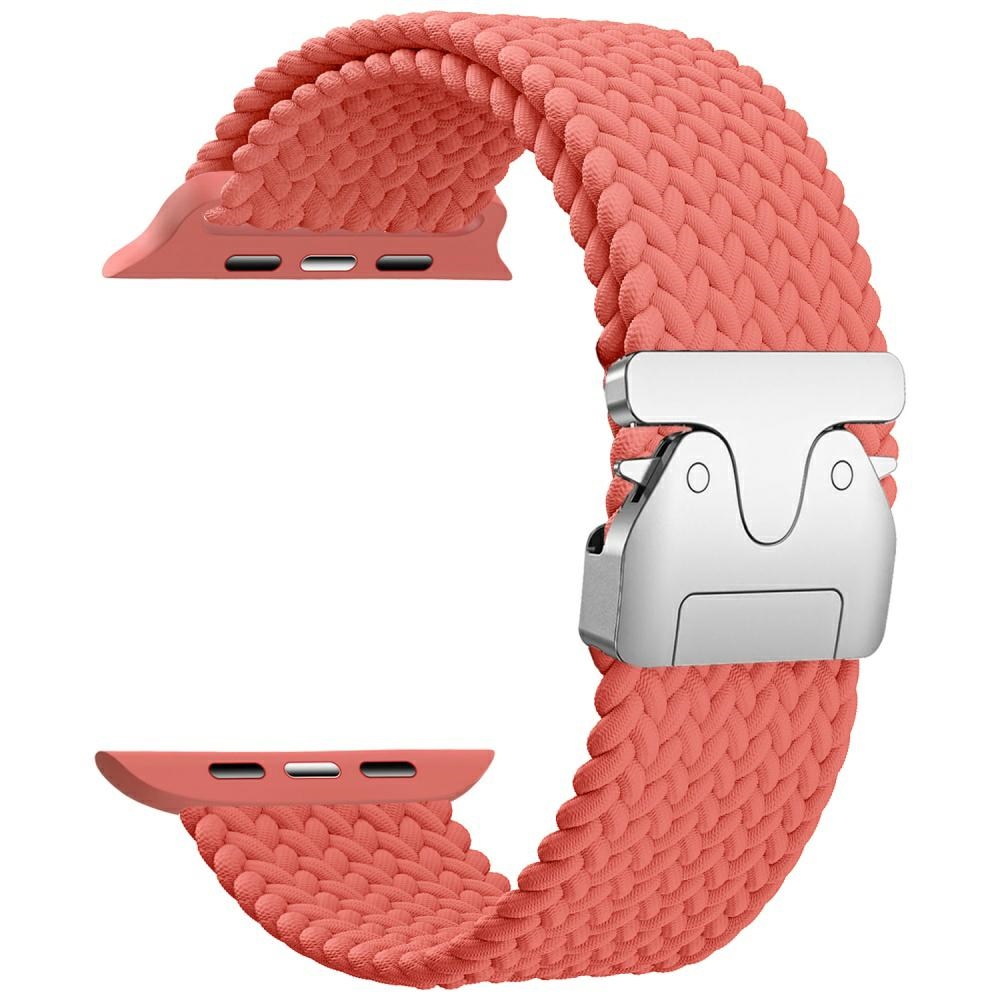 cps-d808c1295a50ffae69c4584822fe7fba-2025-12-07-01-33-44 Beline Woven Nylon Parachute Strap for Apple Watch 38/40/41mm Rose Red - imagine 1