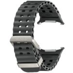 Marine Band Strap Samsung ET-SNL70MBEGEU for Watch Ultra gray - imagine 3