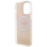 Guess GUHMP15LHITSP iPhone 15 Pro 6.1" pink hardcase IML Iridescent MagSafe - imagine 7