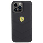 Ferrari FEHCP15XRDUK iPhone 15 Pro Max 6.7" black hardcase Quilted Metal Logo - imagine 3