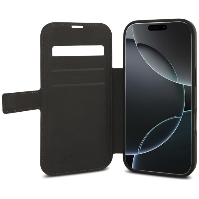 Guess Book 4G Metal Logo Case for iPhone 17 Pro Brown - imagine 6