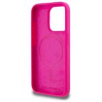 Karl Lagerfeld KLHMP15XSKHPPLF iPhone 15 Pro Max 6.7" fuschia hardcase Silicone Karl Head Print MagS - imagine 7