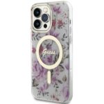 Guess GUHMP14LHCFWST iPhone 14 Pro 6.1" transparent hardcase Flower MagSafe - imagine 2