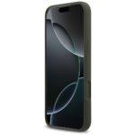 Case Guess Silicone Triangle Logo MagSafe for iPhone 17 Pro Max khaki - imagine 5