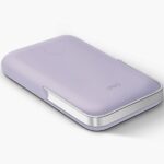 UNIQ Powerbank Hoveo 5000mAh USB-C 20WPD Fast charge Wireless Magnetic liliowy/lilac lavender - imagine 5
