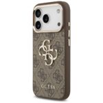 Case Guess 4G Big 4G Classic Logo for iPhone 17 Pro brown gold - imagine 2
