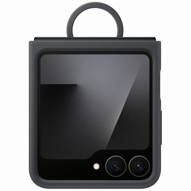 Case Samsung Silicone Case for Galaxy Z Flip7 FE / Z Flip6 black - imagine 3