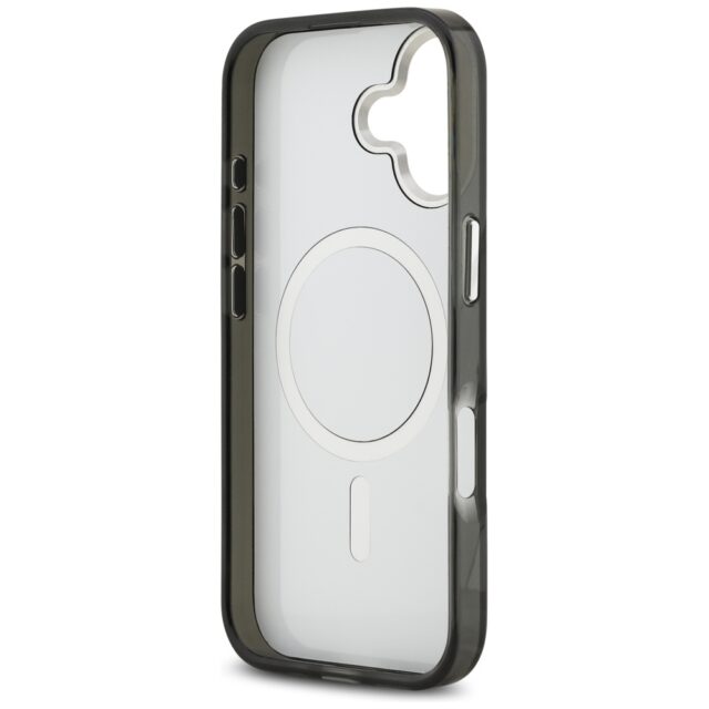 Karl Lagerfeld IML Aquarelle Karl & Choupette & Logo MagSafe Case for iPhone 17 Black - imagine 6